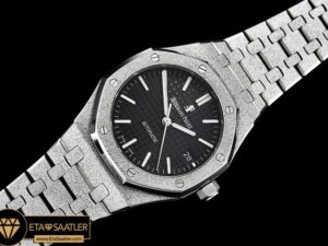 AP0511D - AP Royal Oak 37mm Frosted SSSS Black JHF MY9015 - 10.jpg